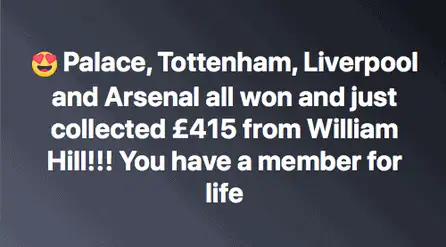 Premier League Tipster testimonial mobile 3