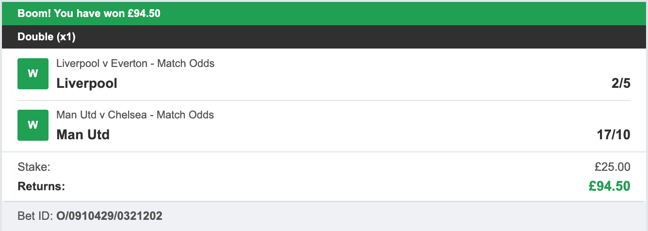 Premier League Tipster - Winner Double - 2025-09-20