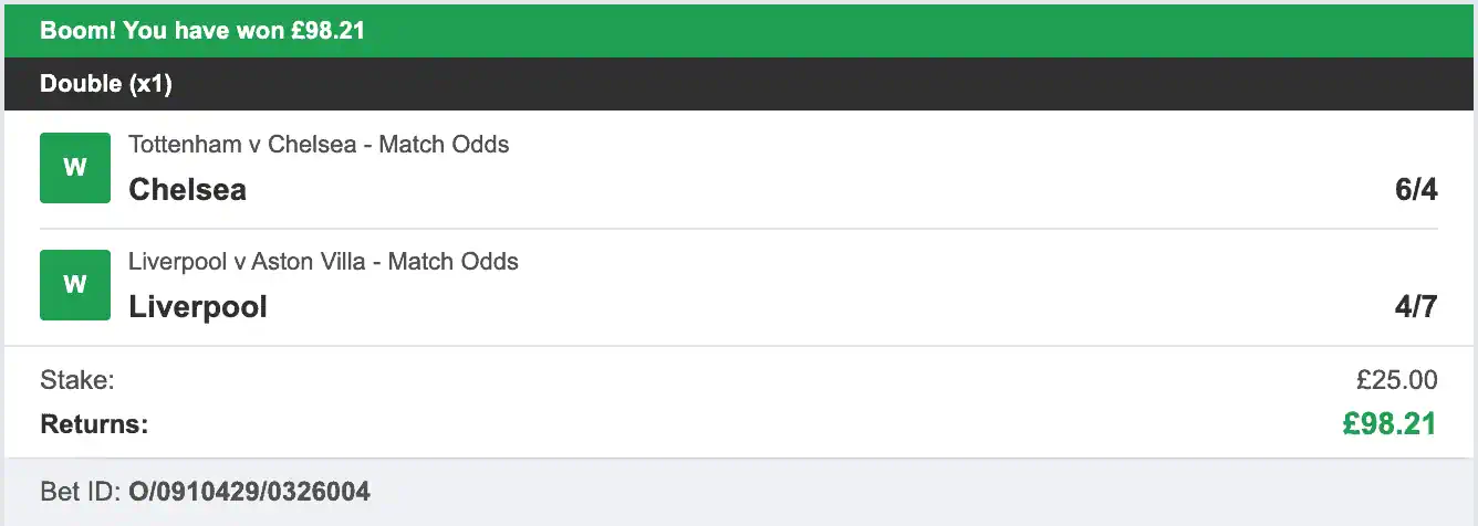 Premier League Tipster - Winner Double - 2025-11-01